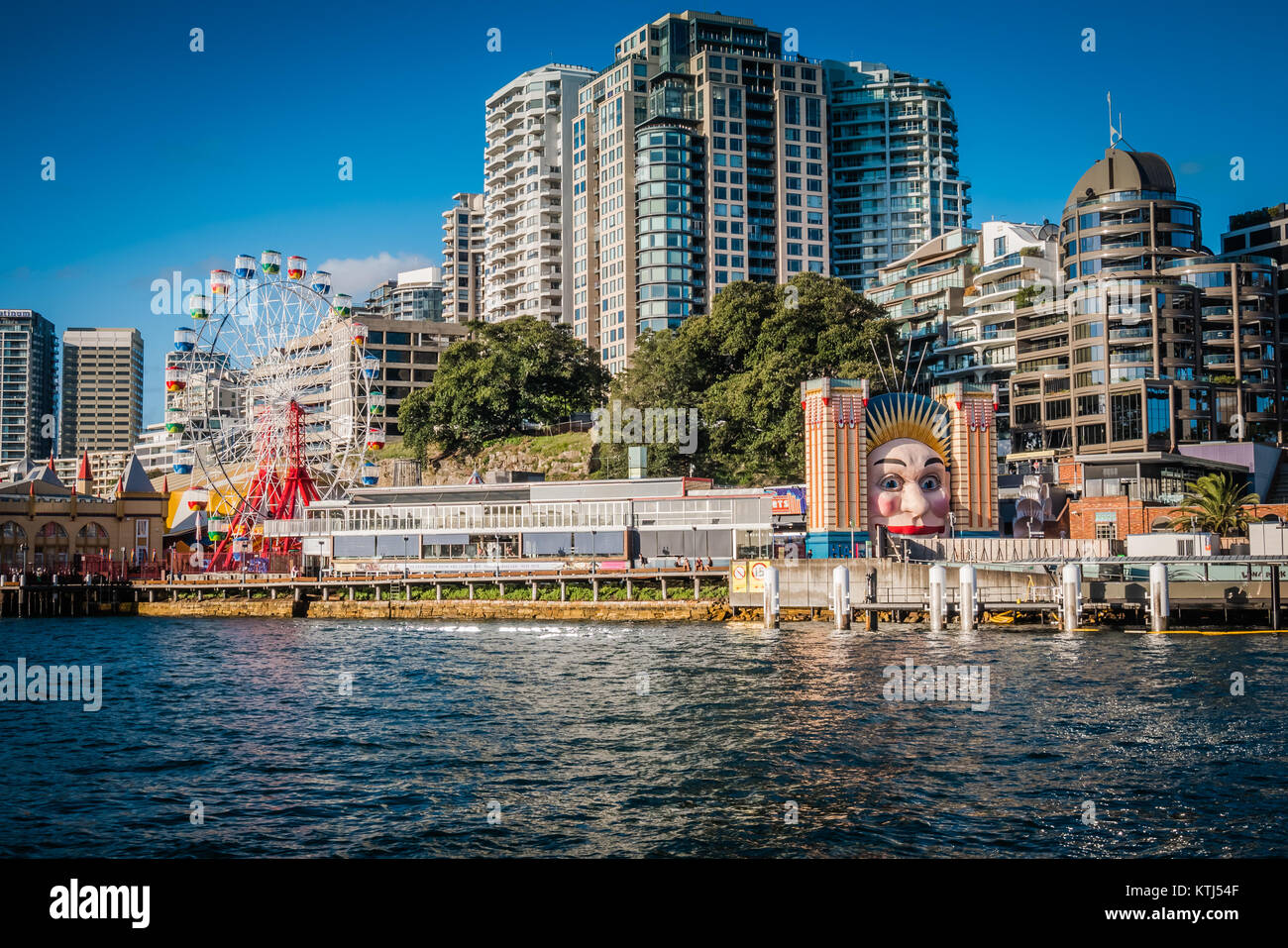 Luna Park Sydney ist ein Vergnügungspark in Sydney, New South Wales, Australien Stockfoto