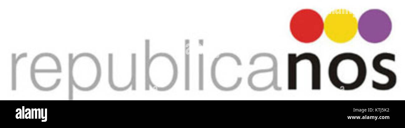 Federacion republicanos bezieht sich wahrscheinlich auf eine Gruppe oder Organisation, die mit republikanischen Bewegungen verbunden ist. Weitere Einzelheiten sind aufgrund des Titels unklar. Stockfoto
