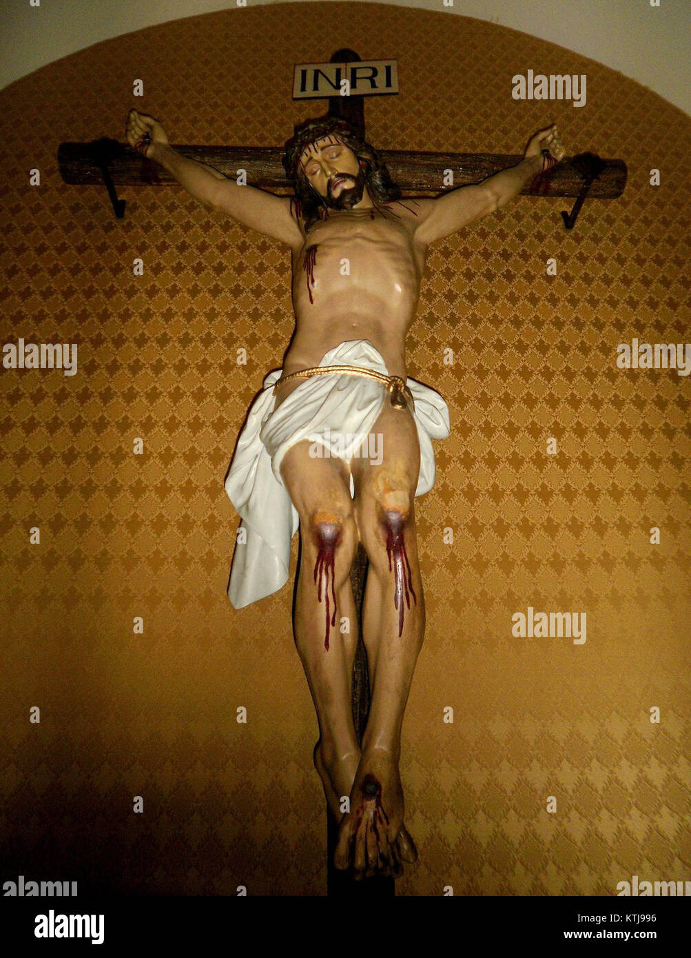 Das Convento de Santa Teresa in Ávila, Spanien, ist ein historisches Kloster mit großer religiöser und kultureller Bedeutung. Der architektonische Stil spiegelt das traditionelle spanische religiöse Design wider. Stockfoto