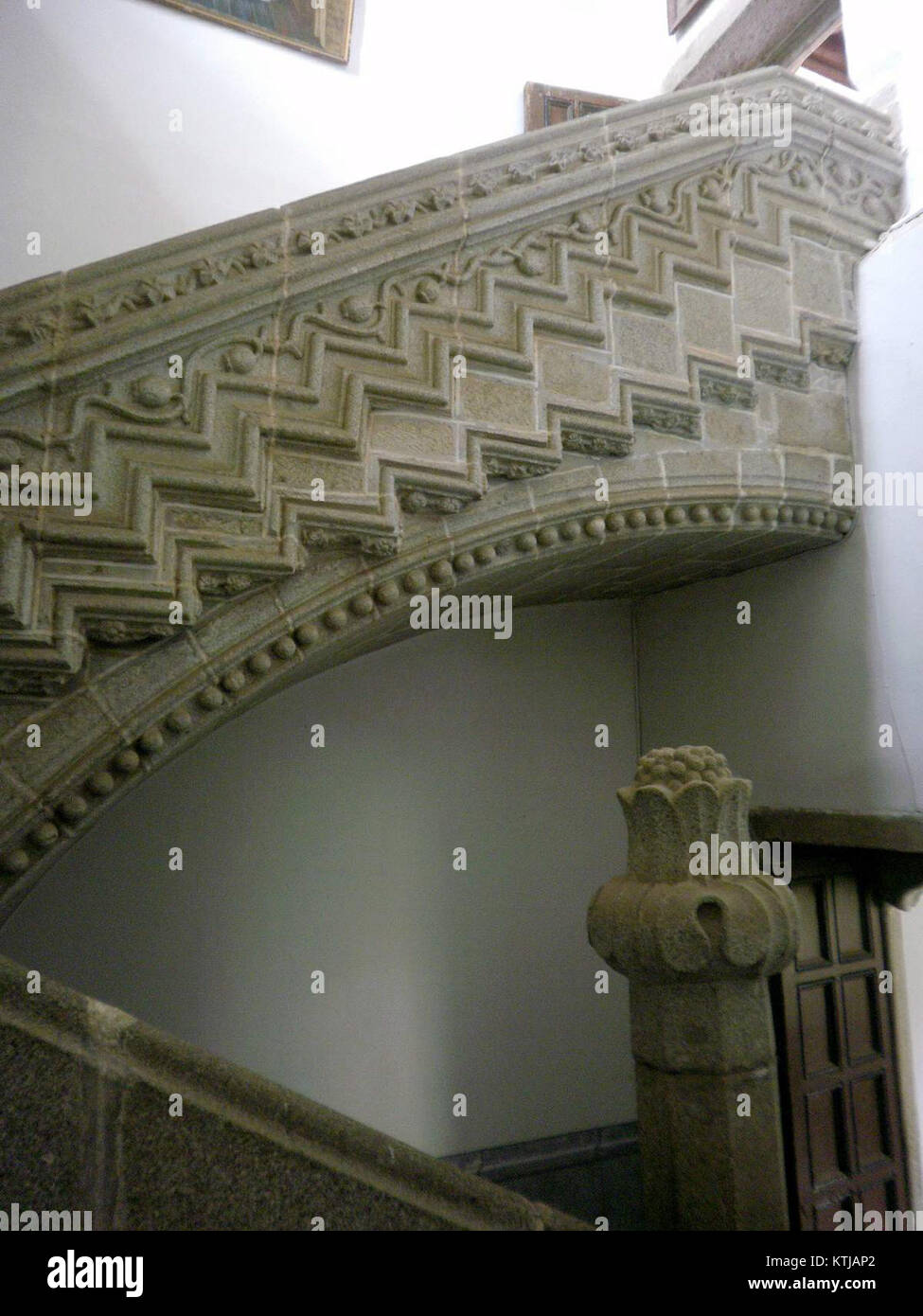 Avila Real Monasterio de Santo Tomas, Claustro del Silencio 34a Stockfoto