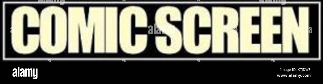 Comicscreen.net ist eine Website oder Online-Ressource, die sich dem Thema Comics widmet und Informationen und Diskussionen zu Comics, Graphic Novels und verwandten Medien bietet. Stockfoto
