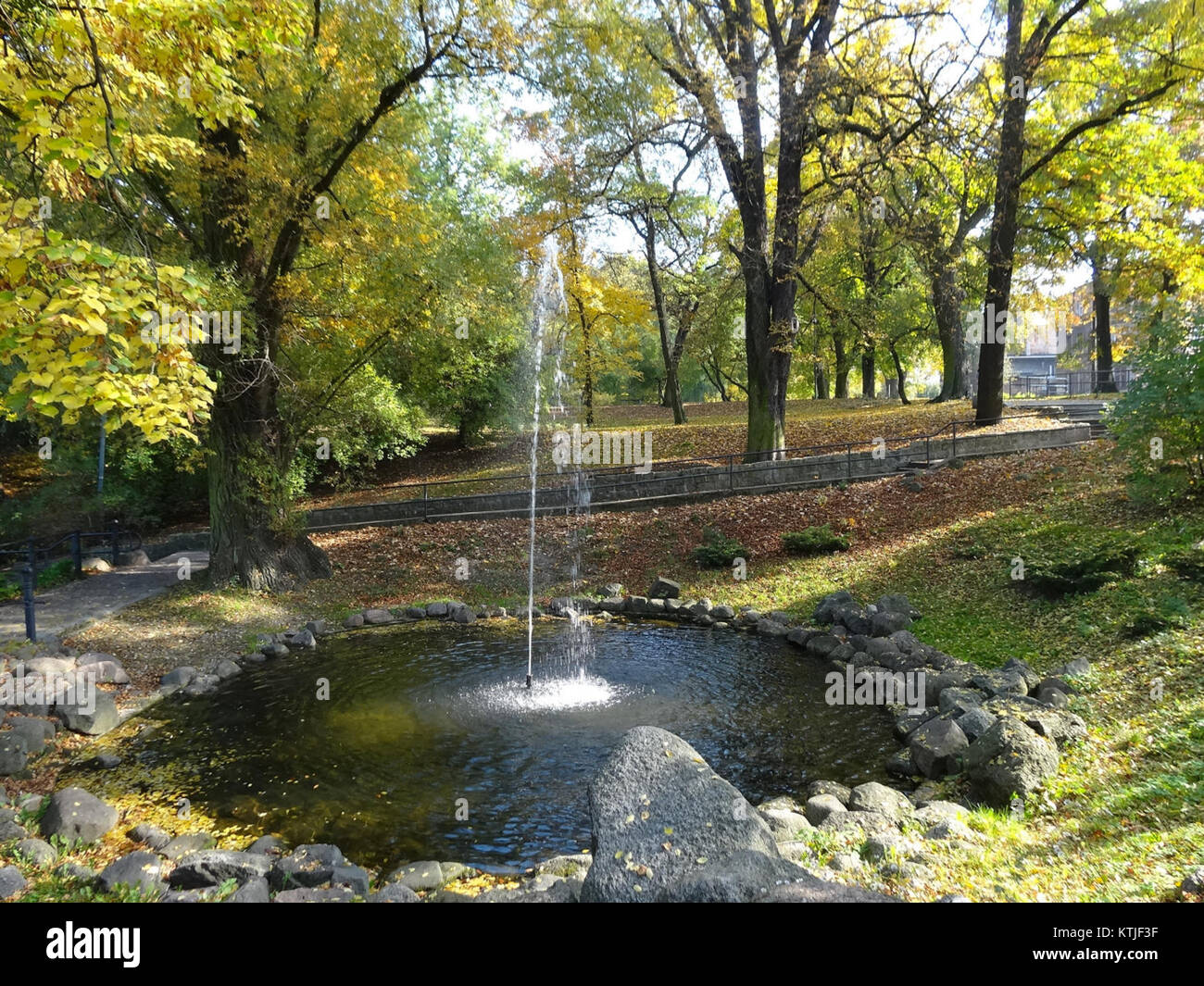 Bdg parkHDabrowskiego 12 10 2013 Stockfoto