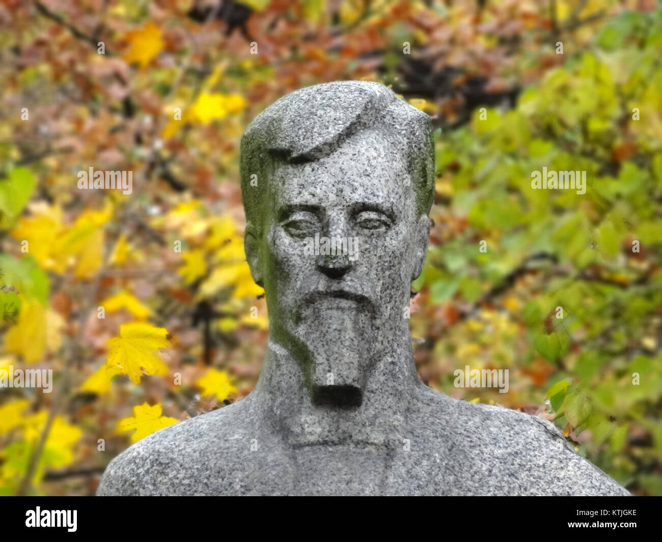 Bdg parkKochanowskiego posag 11 10 2013 Stockfoto