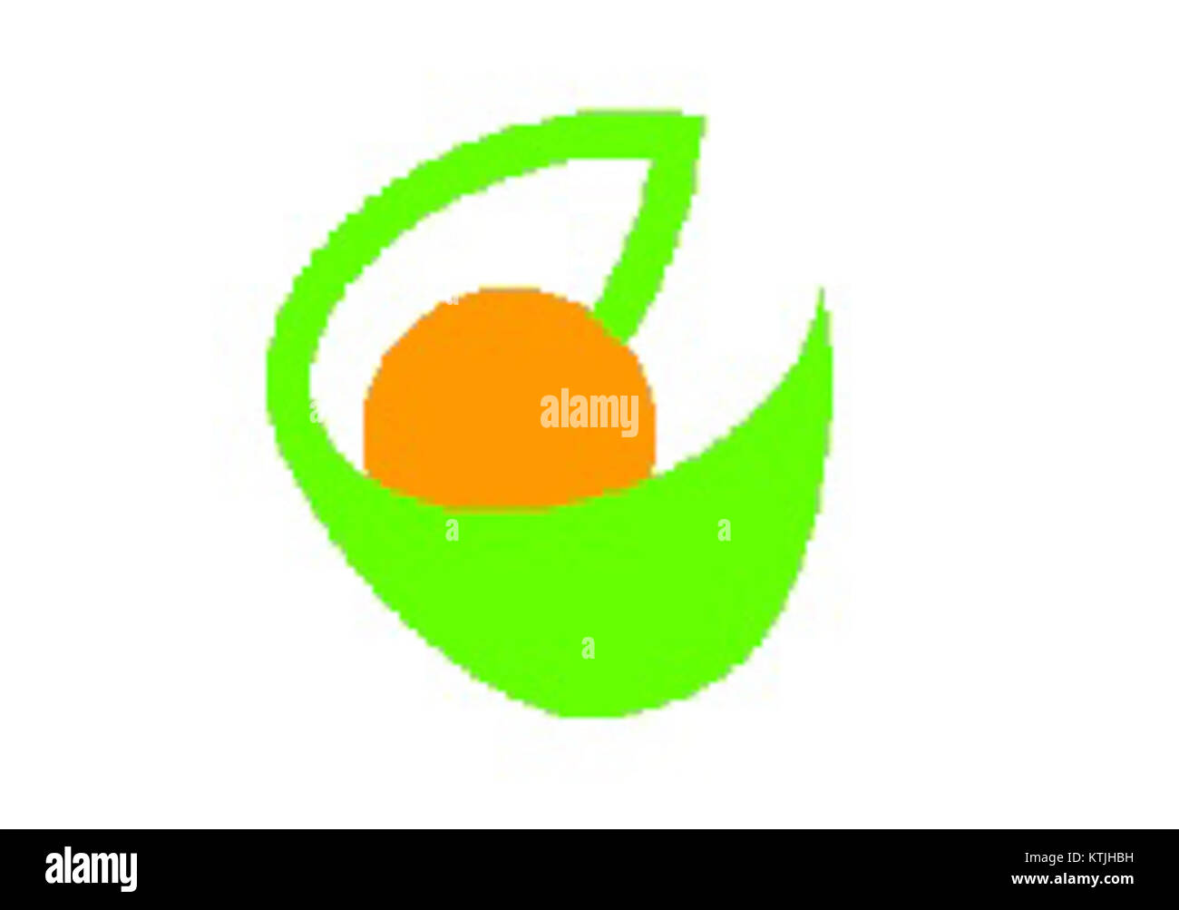 Die Flagge von Shobara, einer Stadt in der Präfektur Hiroshima, Japan, repräsentiert die einzigartige kulturelle Identität und das lokale Erbe der Region. Stockfoto