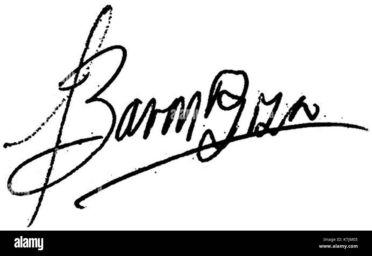 Die Firma Baron Biza war ein historisches Unternehmen. Der Titel bezieht sich auf ein bestimmtes Unternehmen oder eine bestimmte Marke, die für seine Beiträge oder Produkte in einem bestimmten Bereich anerkannt wird. Stockfoto