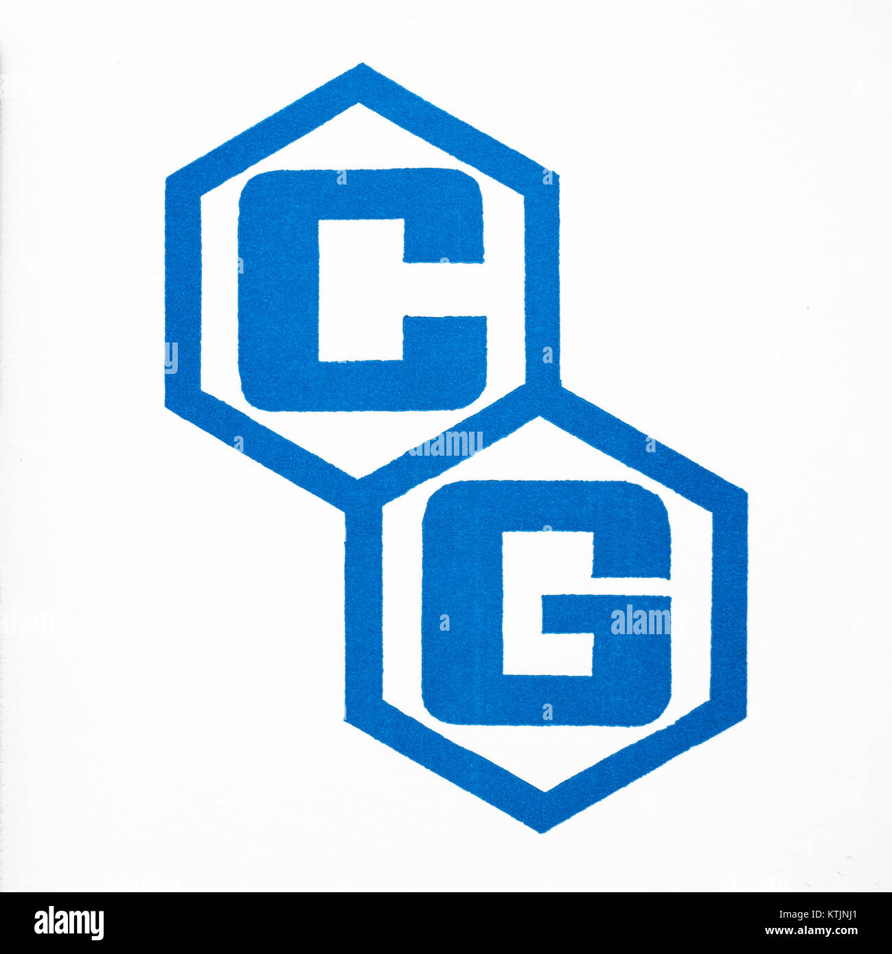 CG Logo FullSize 2534 px 300 dpi sRGB Stockfoto