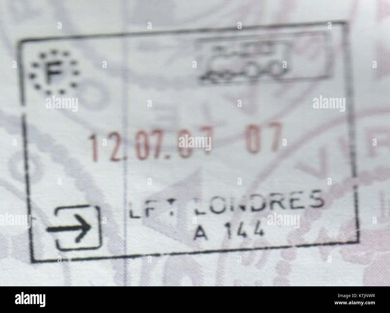 Der "France London Entry" bezieht sich auf das historische Ereignis französischer Diplomaten oder Führer, die London besuchen. Sie stellt einen bedeutenden kulturellen oder politischen Austausch zwischen den beiden Nationen dar. Stockfoto