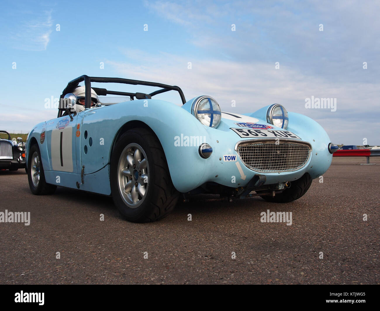 Austin Healey Sprite Frogeye in Zandvoort, Bild 2 Stockfoto