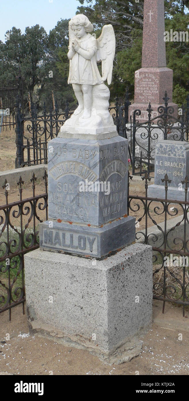 Austin NV Friedhof katholische Malloy Markierung 1 Stockfoto