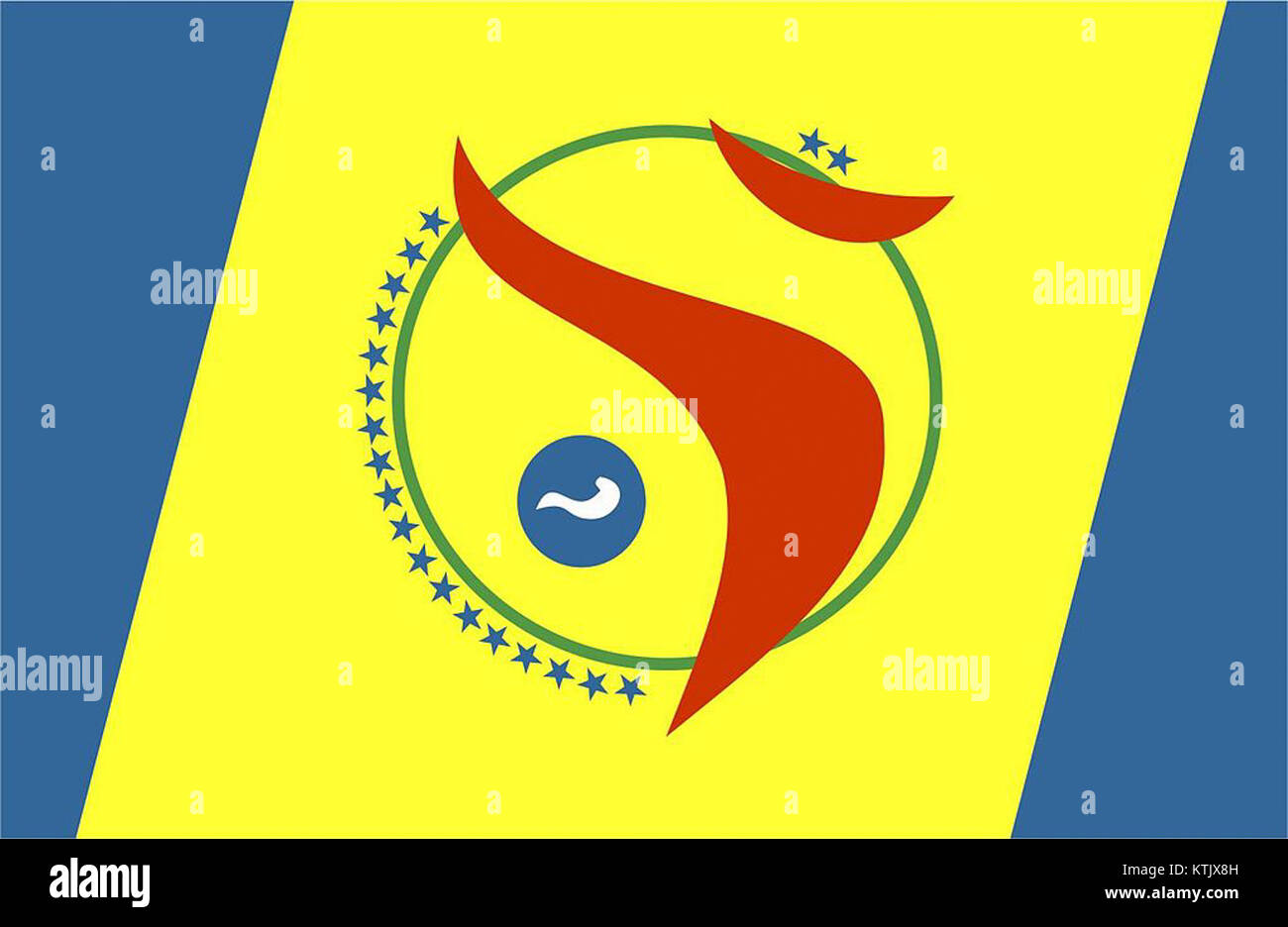 Die Bandera Americana ist die Nationalflagge der Vereinigten Staaten. Mit 13 Streifen, die die ursprünglichen 13 Kolonien repräsentieren, und 50 Sternen, die die 50 staaten symbolisieren, dient es als Symbol der nationalen Einheit, des Stolzes und des Patriotismus. Das Design der Flagge ist seit ihrer Einführung im Jahr 1777 weitgehend unverändert geblieben, was sie zu einem mächtigen und dauerhaften Symbol amerikanischer Identität macht. Stockfoto