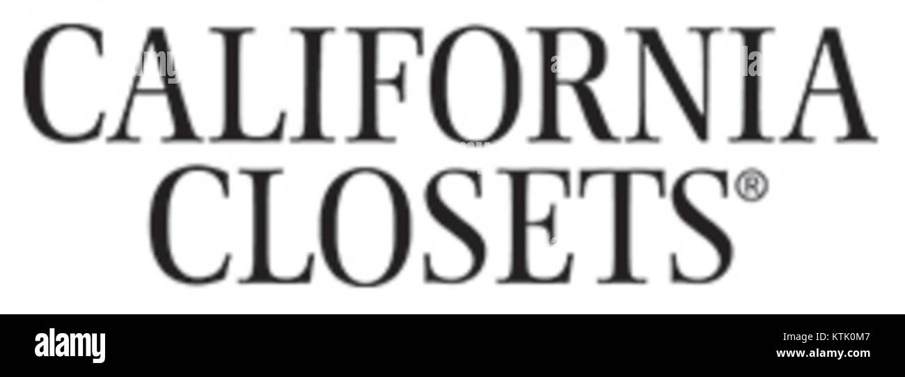 Kalifornien Schränke Logo 2014 Stockfoto