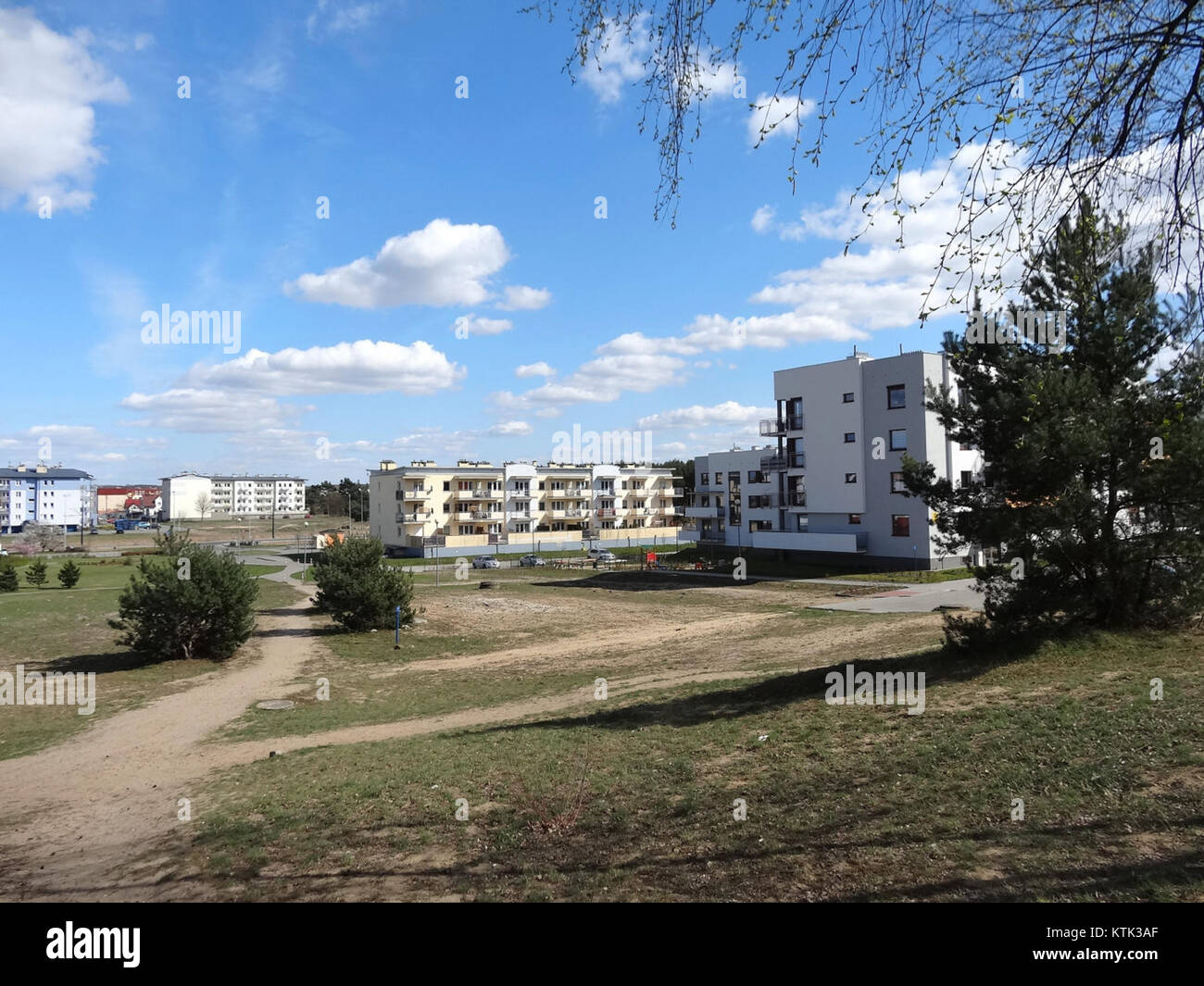 Die BDG Fordon NadWisla ist ein Brückenbauwerk über dem Fluss WisÅ‚a, das 2015 eingenommen wurde. Die Brücke ist ein wichtiger Teil der lokalen Verkehrsinfrastruktur und bietet Anbindung für den Straßen- oder Schienenverkehr in der Region. Stockfoto