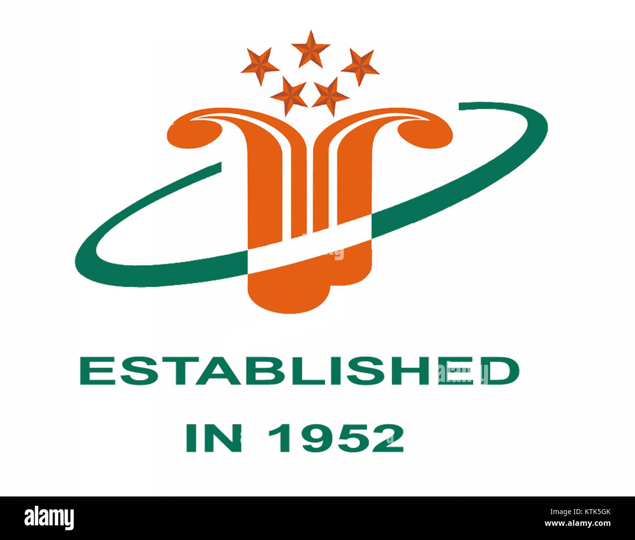 Das Guangzhou Yiqi Bus Logo repräsentiert den öffentlichen Nahverkehr in Guangzhou, China. Bekannt für sein Engagement für zuverlässige und effiziente Verkehrsmittel, bietet der Service moderne Busse und ein großes Streckennetz für die Pendler der Stadt. Stockfoto