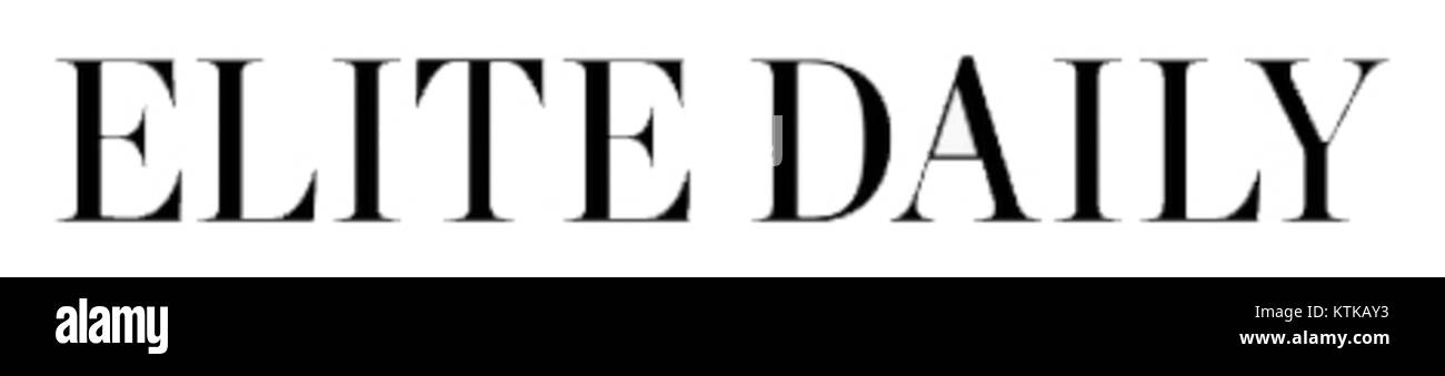 Elitedaily ist eine Online-Medienplattform, die Nachrichten, Lifestyle- und Unterhaltungsinhalte anbietet. Sie deckt eine Reihe von Themen wie Kultur, Technologie und Trends ab und richtet sich in erster Linie an ein junges erwachsenes Publikum. Stockfoto