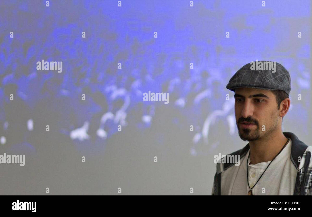 Bassel Khartabil (Safadi) war ein syrisch-palästinensischer Software-Ingenieur und Open-Source-Befürworter, der vor seinem tragischen Tod 2015 für seine technische Arbeit und seinen Aktivismus bekannt war. Stockfoto