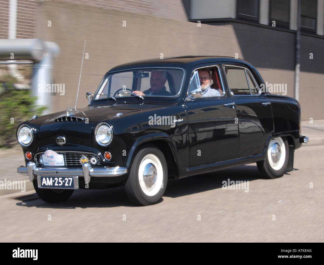 Austin A50 (1956), Niederländische Lizenz Registrierung BIN 25 27 pic 1. Stockfoto