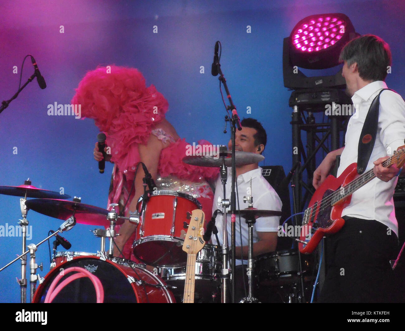 Das Babsan Eurovision Village 2016 war eine Veranstaltung, die während des Eurovision Song Contests 2016 stattfand. Es war Teil der Feierlichkeiten im offiziellen Eurovision Village und spielte Babsan, ein beliebter Darsteller. Stockfoto