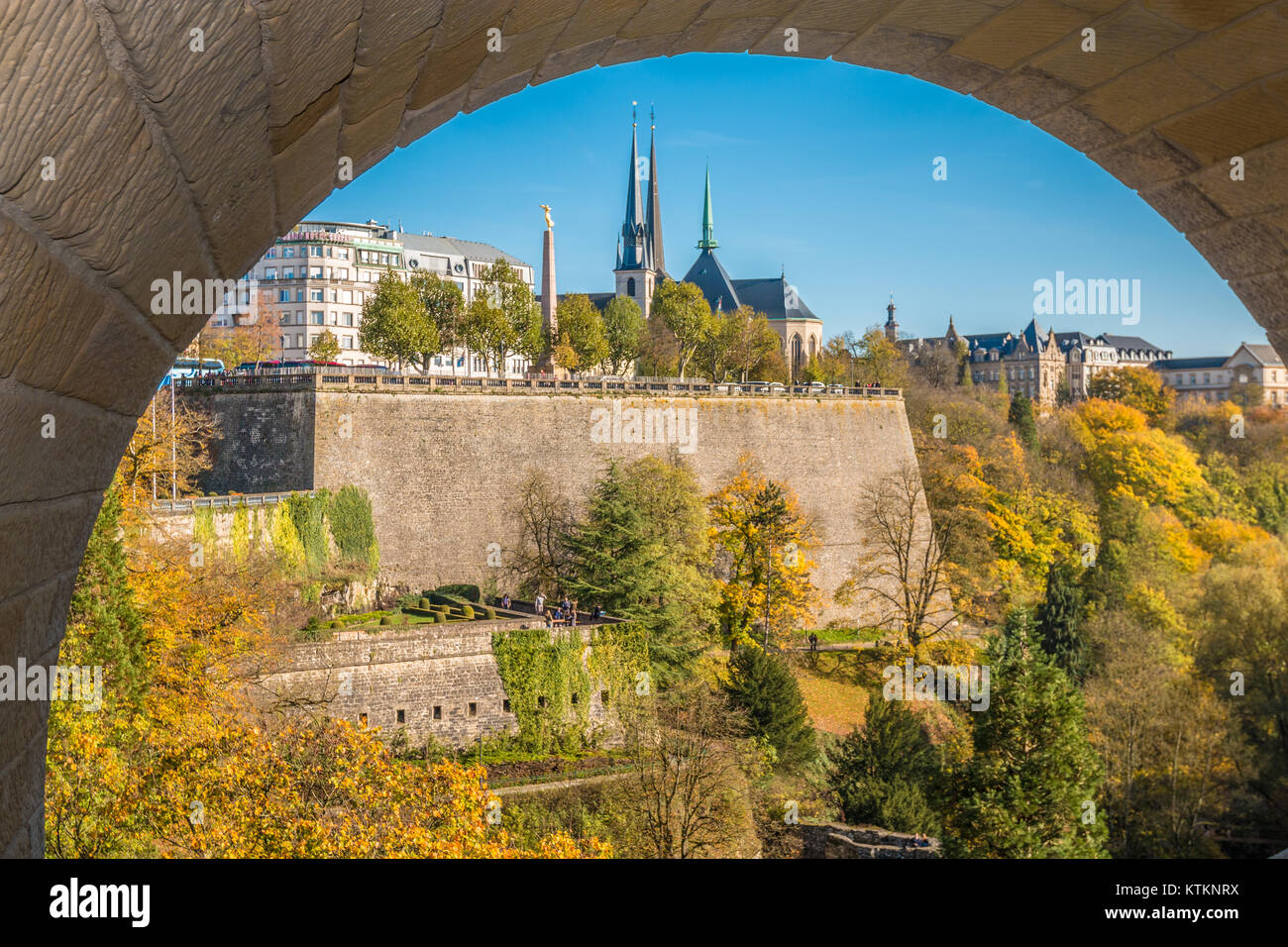 Luxemburg-Stadt Stockfoto