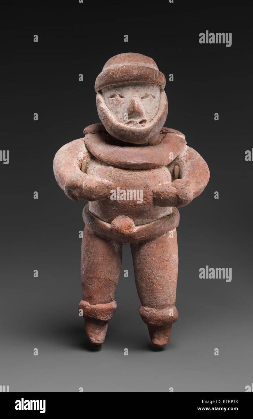 Dieses Bild zeigt einen Ballspieler aus der Sammlung MET (Metropolitan Museum of Art), die um 1995 datiert wurde. Das Stück reflektiert die Schnittstelle von Kunst und Sport und zeigt Sportlichkeit und Leichtathletik durch bildende Kunst. Stockfoto