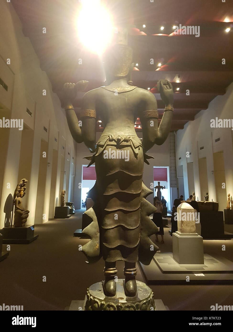 Foto am 22. April 2017 im Bangkok National Museum mit der Ausstellungsnummer 47. Stockfoto