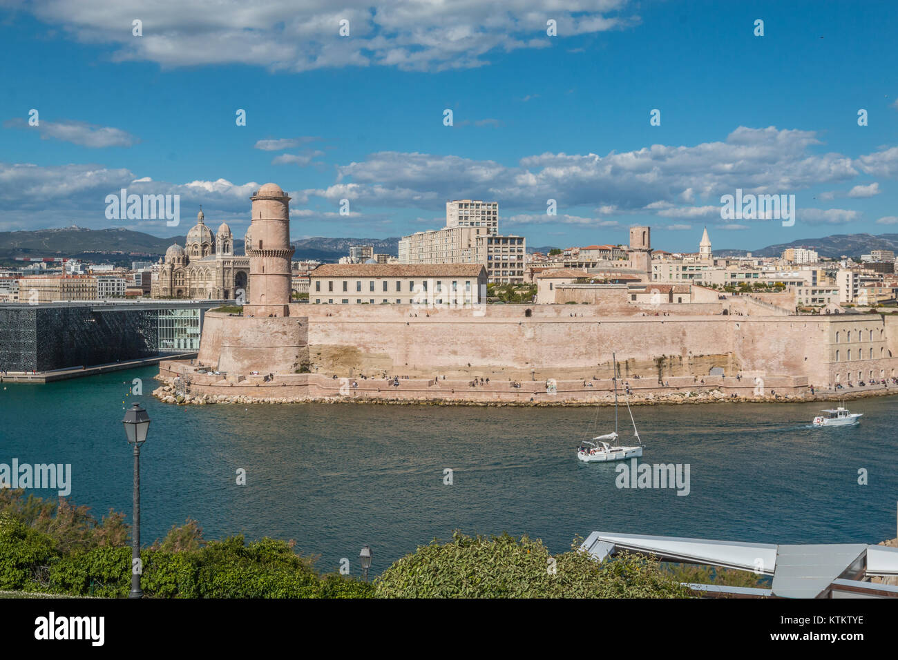 Für Saint Jean in Marseille. Stockfoto