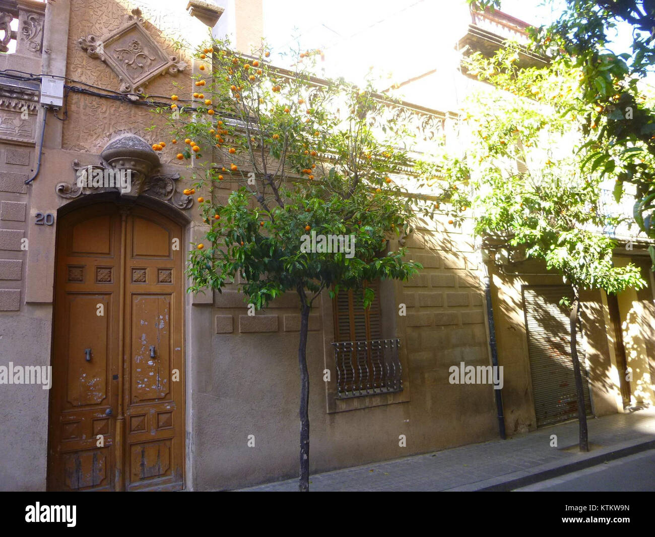 Barcelona Distrito de Sant Andreu, 04. Stockfoto