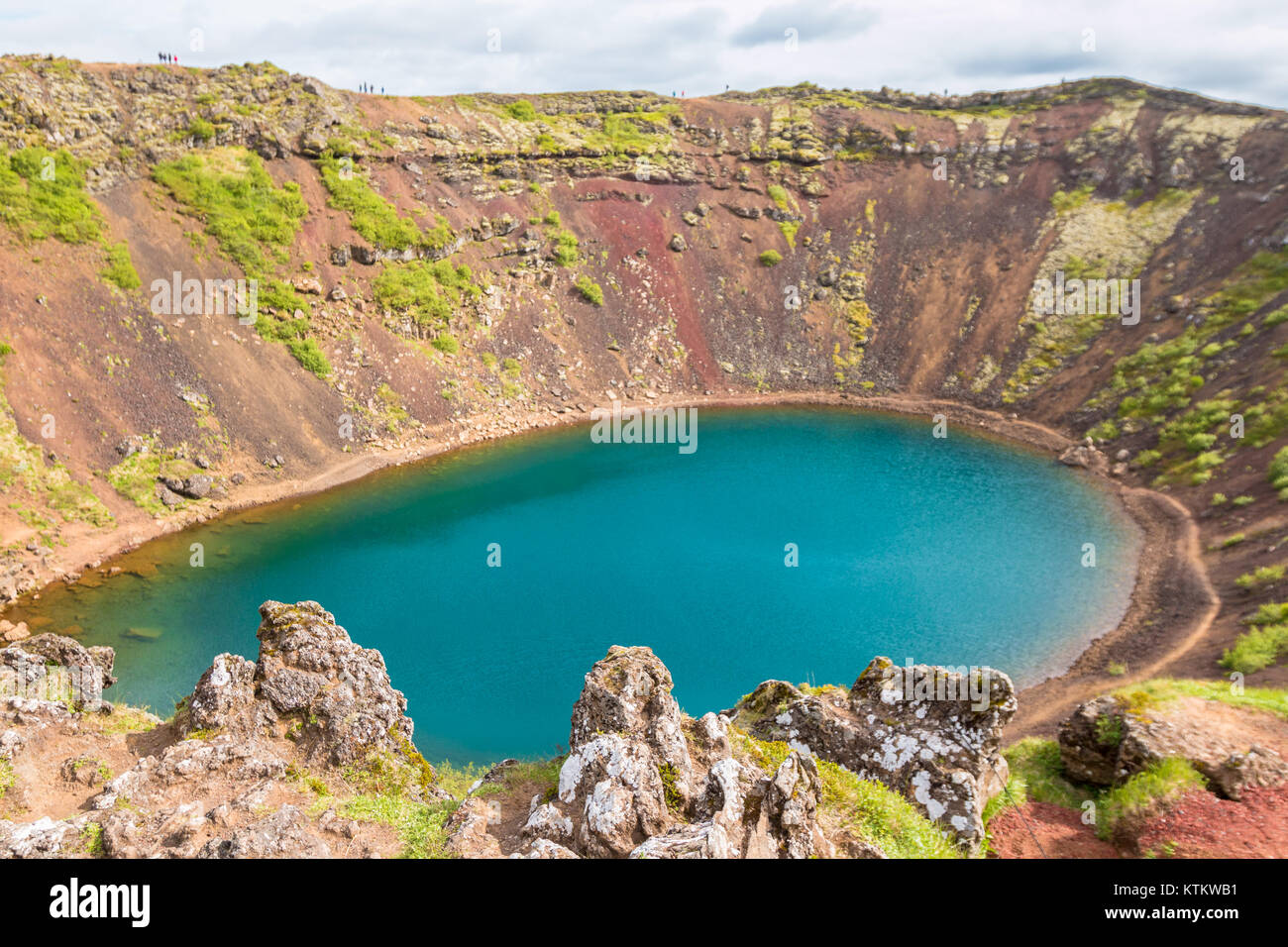 Kerio Krater Island Stockfoto