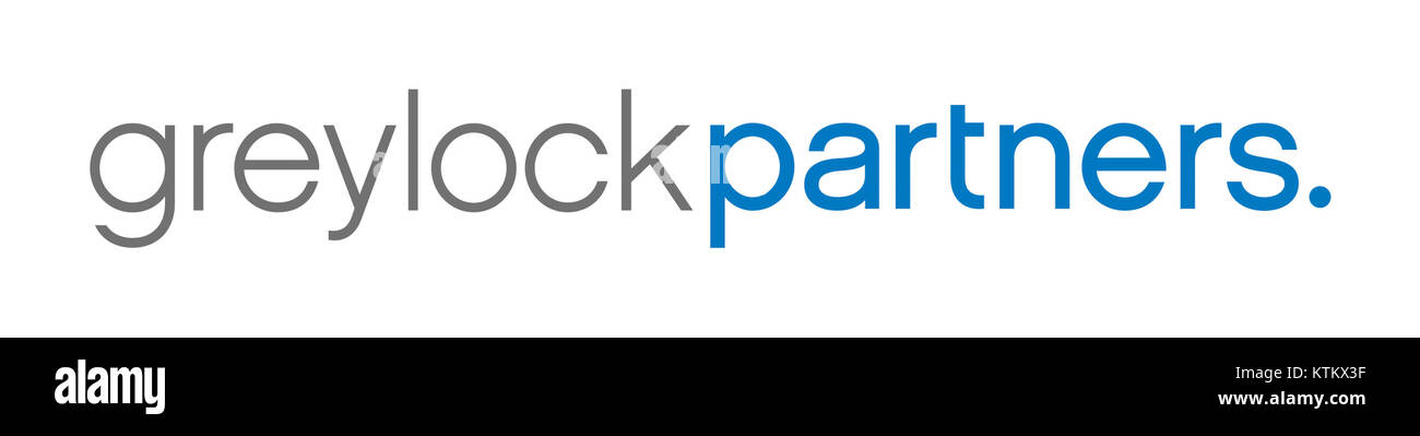 Greylock Partners ist ein bekanntes Risikokapitalunternehmen, das für Investitionen in neue Technologien und Start-ups bekannt ist. Das Logo des Unternehmens spiegelt seinen modernen und innovativen Ansatz zur Unterstützung unternehmerischer Unternehmungen wider. Stockfoto