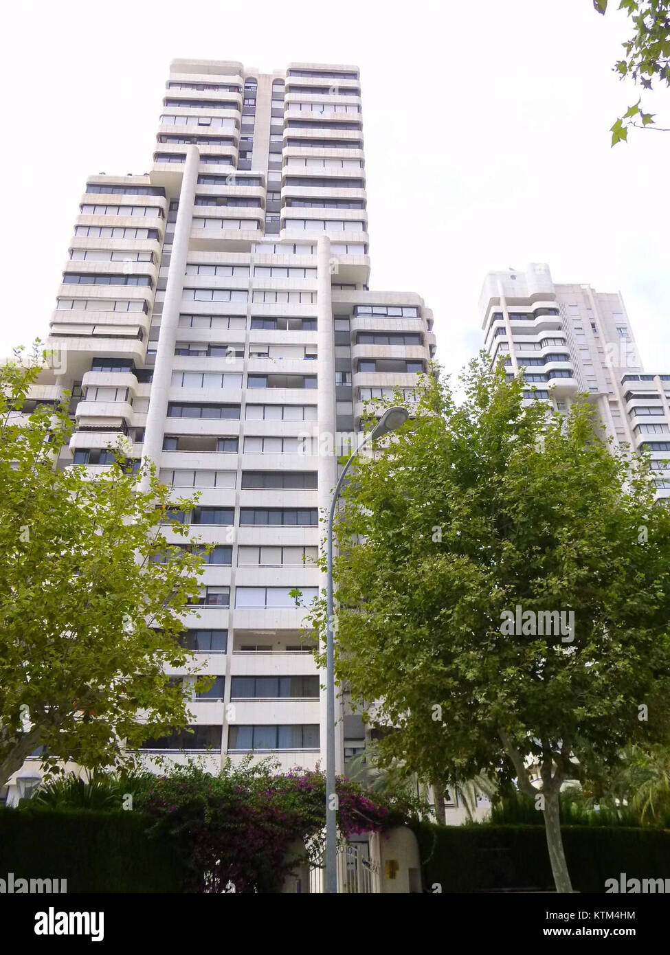 Benidorm Edificios Parque Europa 1 y 2 (1) Stockfoto