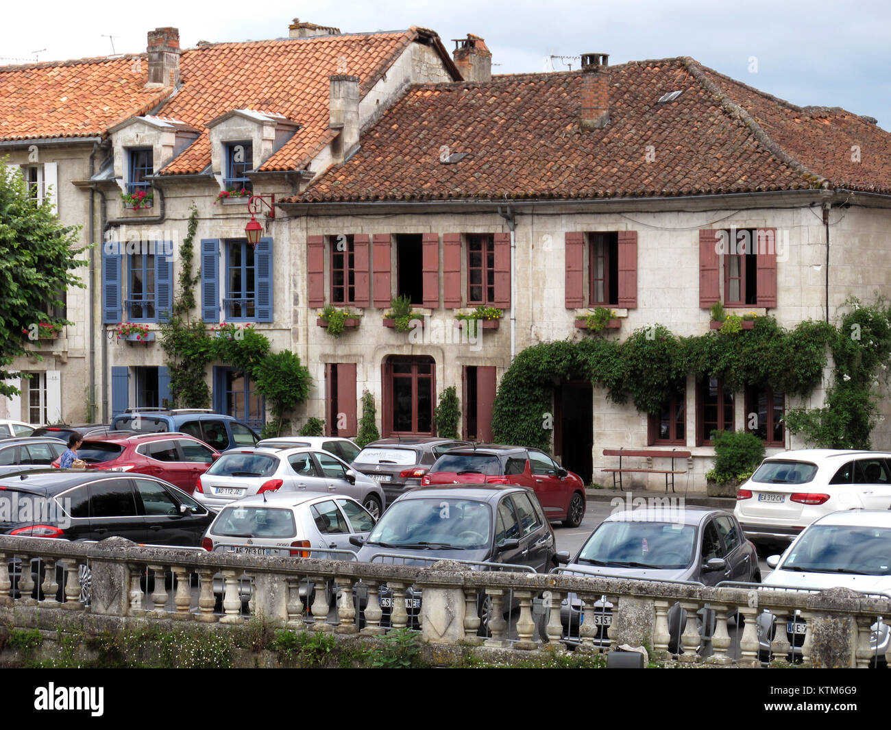 Brantome en Perigord, traditionellen Haus, Dordogne, Nouvelle-Aquitaine, Frankreich, Europa Stockfoto