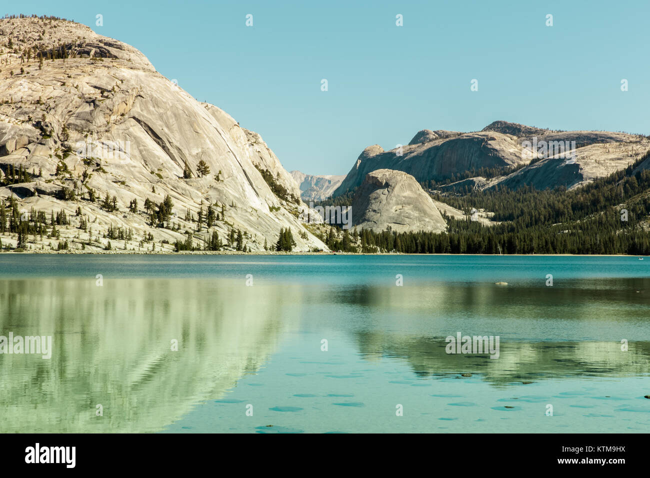 Tenaya Lake Reflexionen Stockfoto