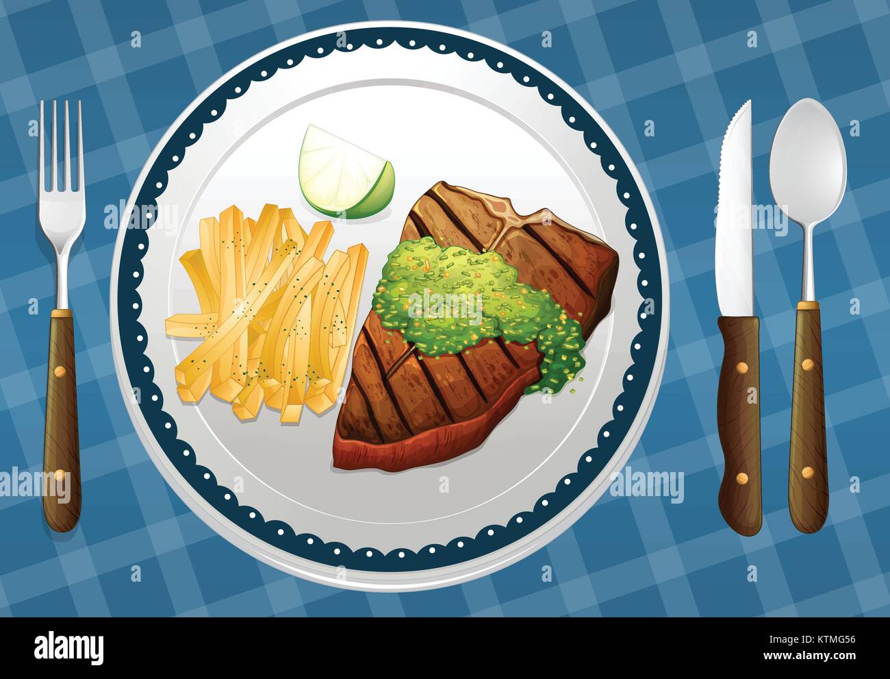 Blaue kartoffelchips Stock-Vektorgrafiken kaufen - Alamy