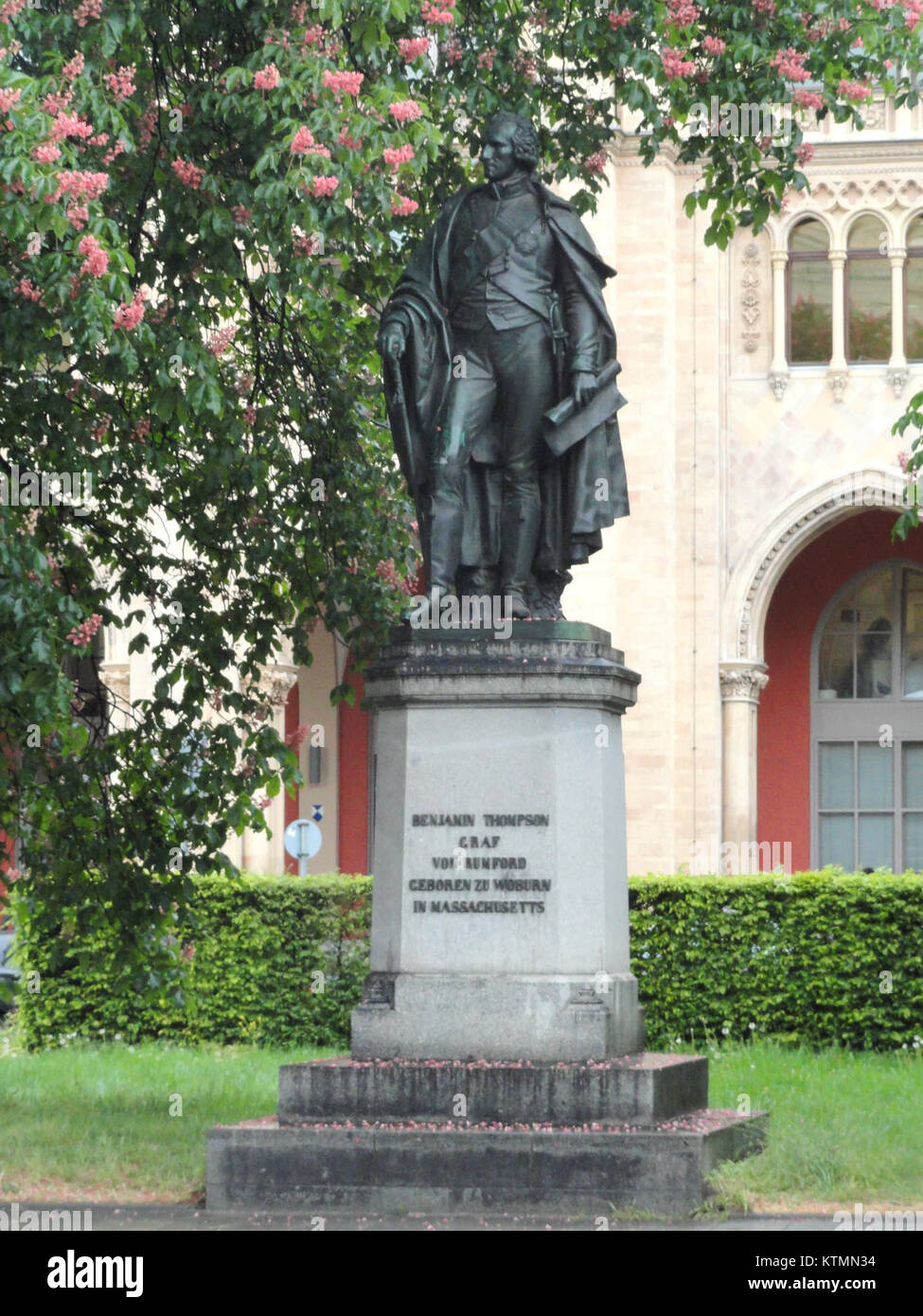 Benjamin Thompson, von Caspar von Zumbusch, München DSC 08249 Stockfoto