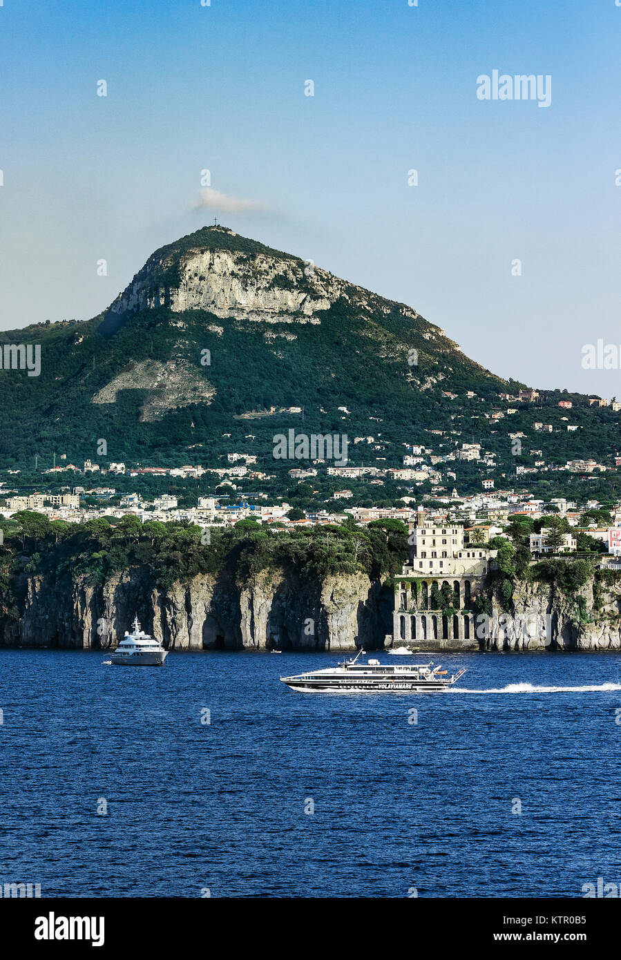 Malerische Küste, Sorrento, Kampanien, Italien Stockfoto