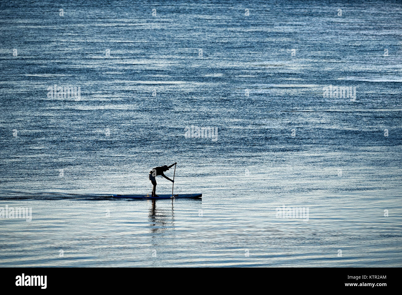 Paddle Boarding in Chatham, Cape Cod, Massachusetts, USA. Stockfoto