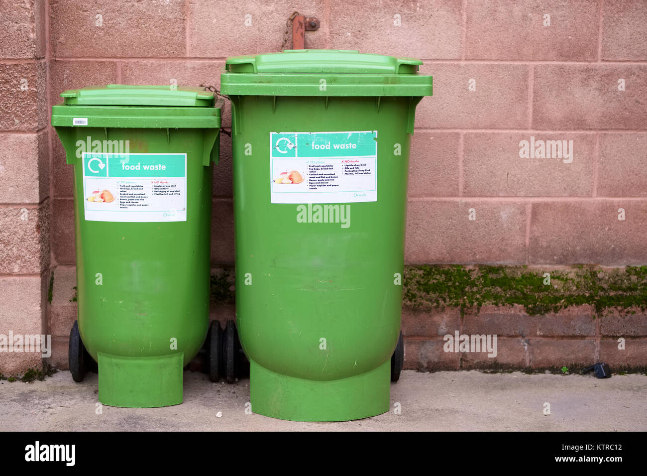 Food Bank recyceln Mahlzeiten für Obdachlose Menschen schonen die Umwelt Stockfoto