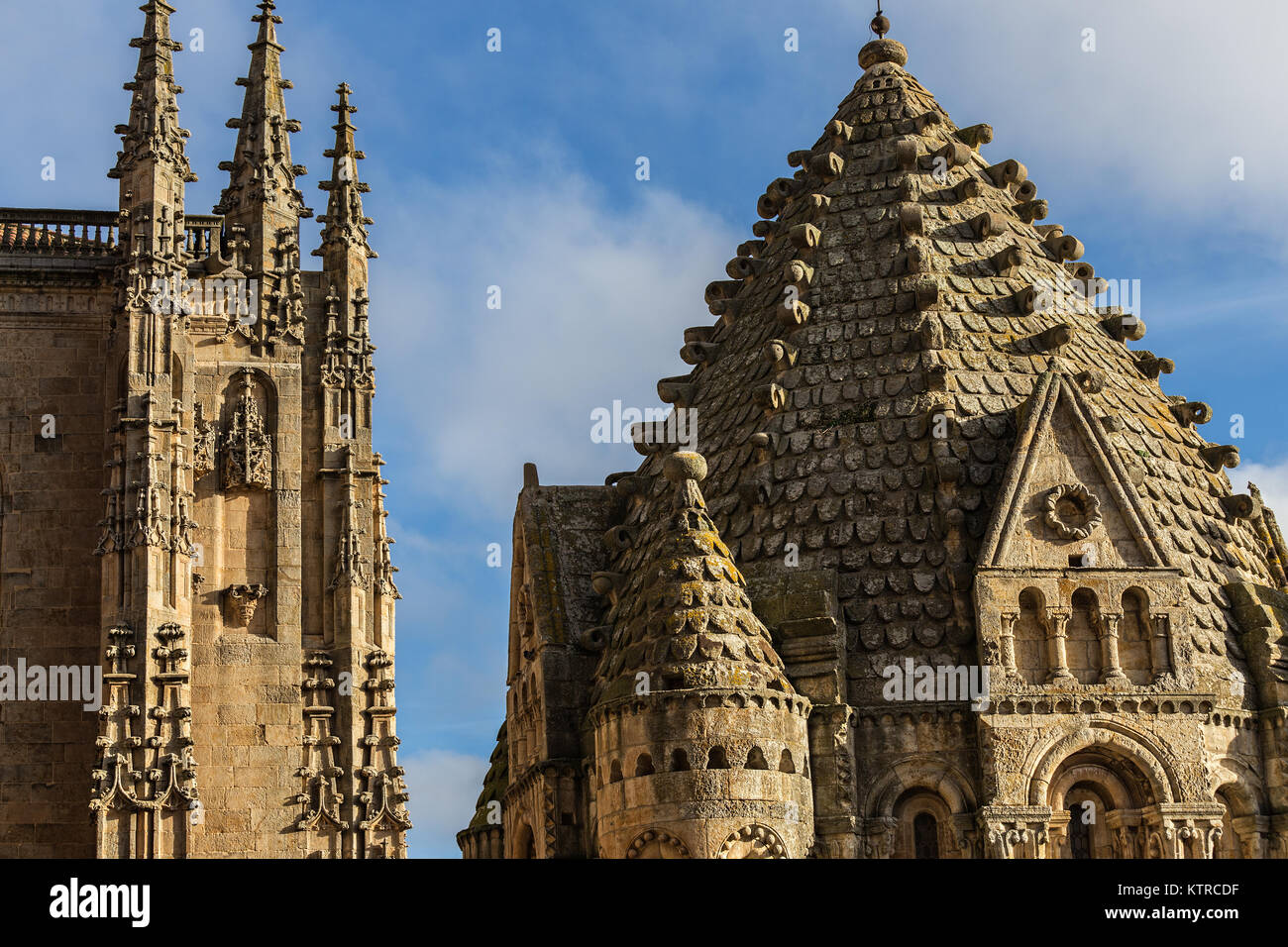 Kathedrale von Salamanca. Spanien. Stockfoto