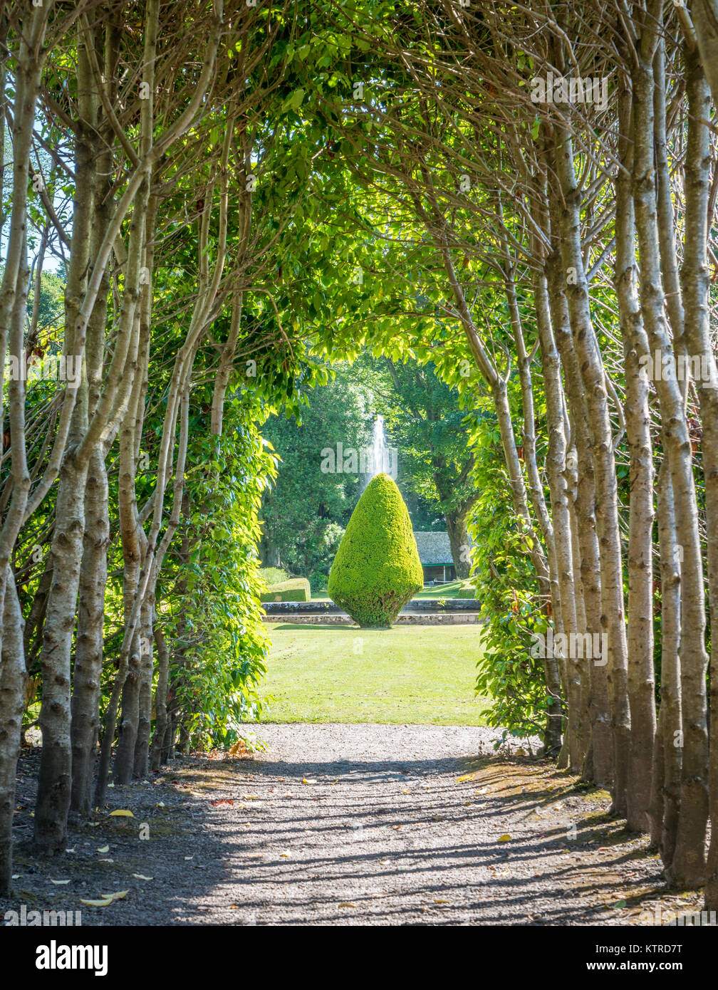 Dunrobin Castle an einem sonnigen Tag, Sutherland County, Schottland. Stockfoto