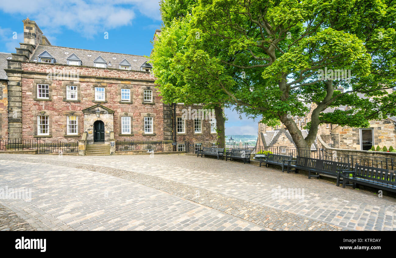 The Governor's House in Edinburgh Castle. Schottland. Stockfoto