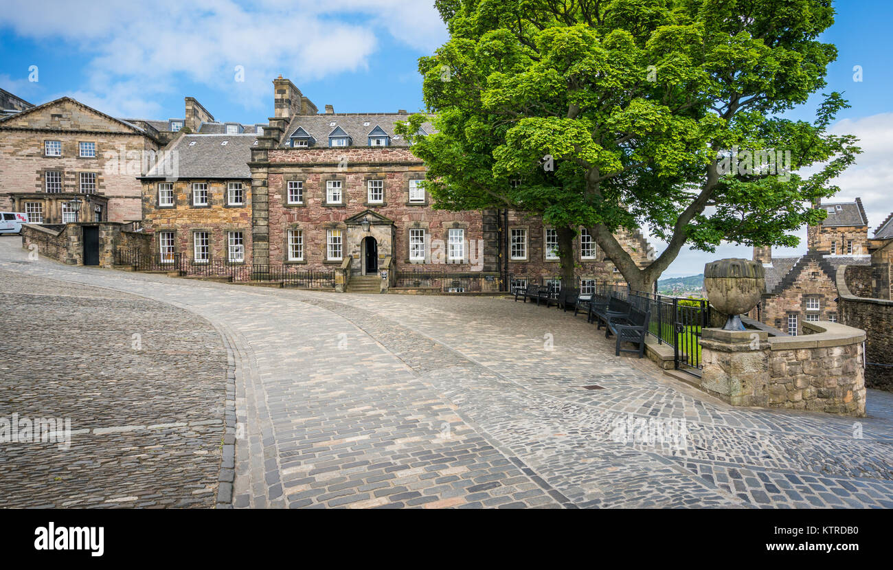 The Governor's House in Edinburgh Castle. Schottland. Stockfoto
