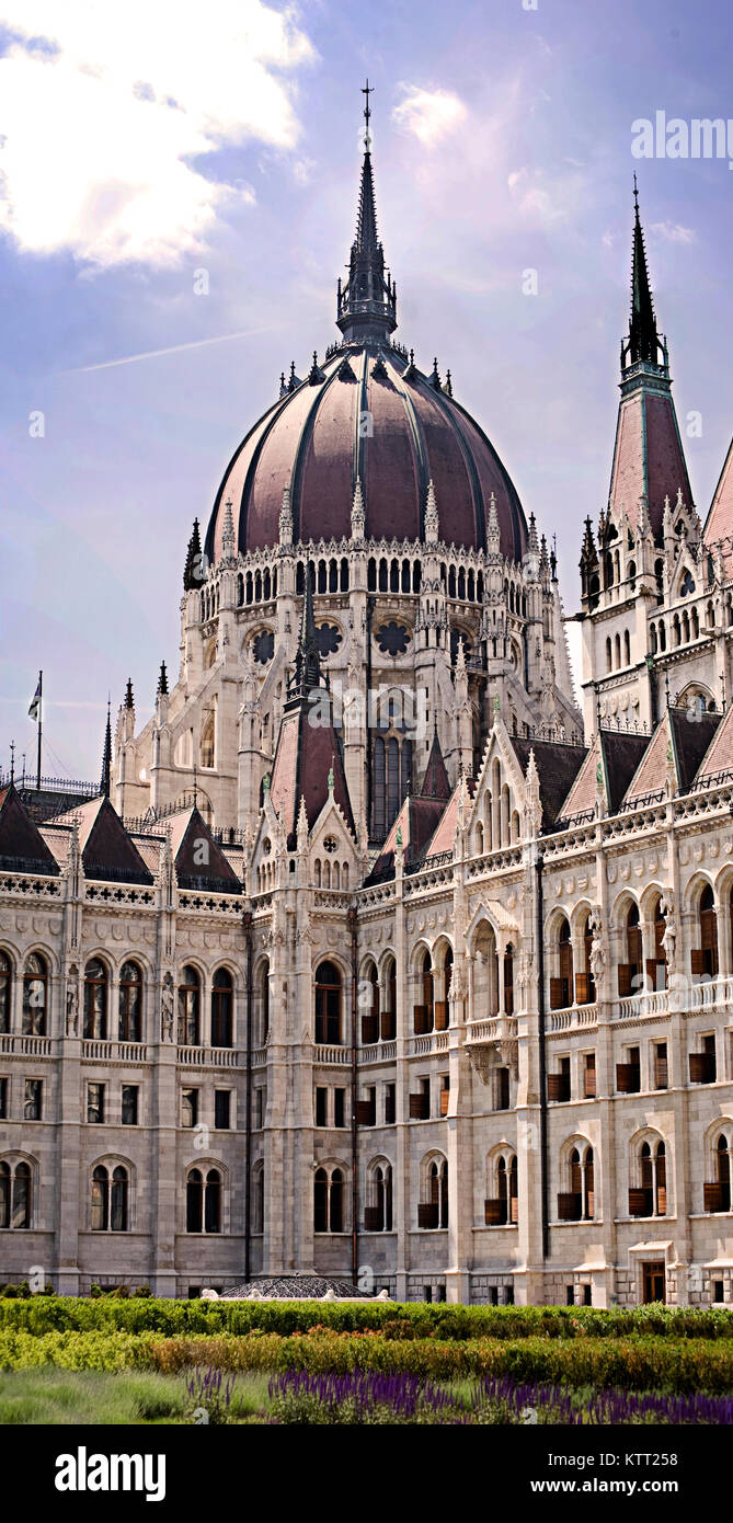 Parlamentsgebäude, Budapest, Ungarn Stockfoto