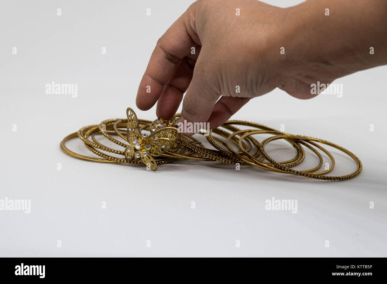 Schmuckarmbänder Stockfoto