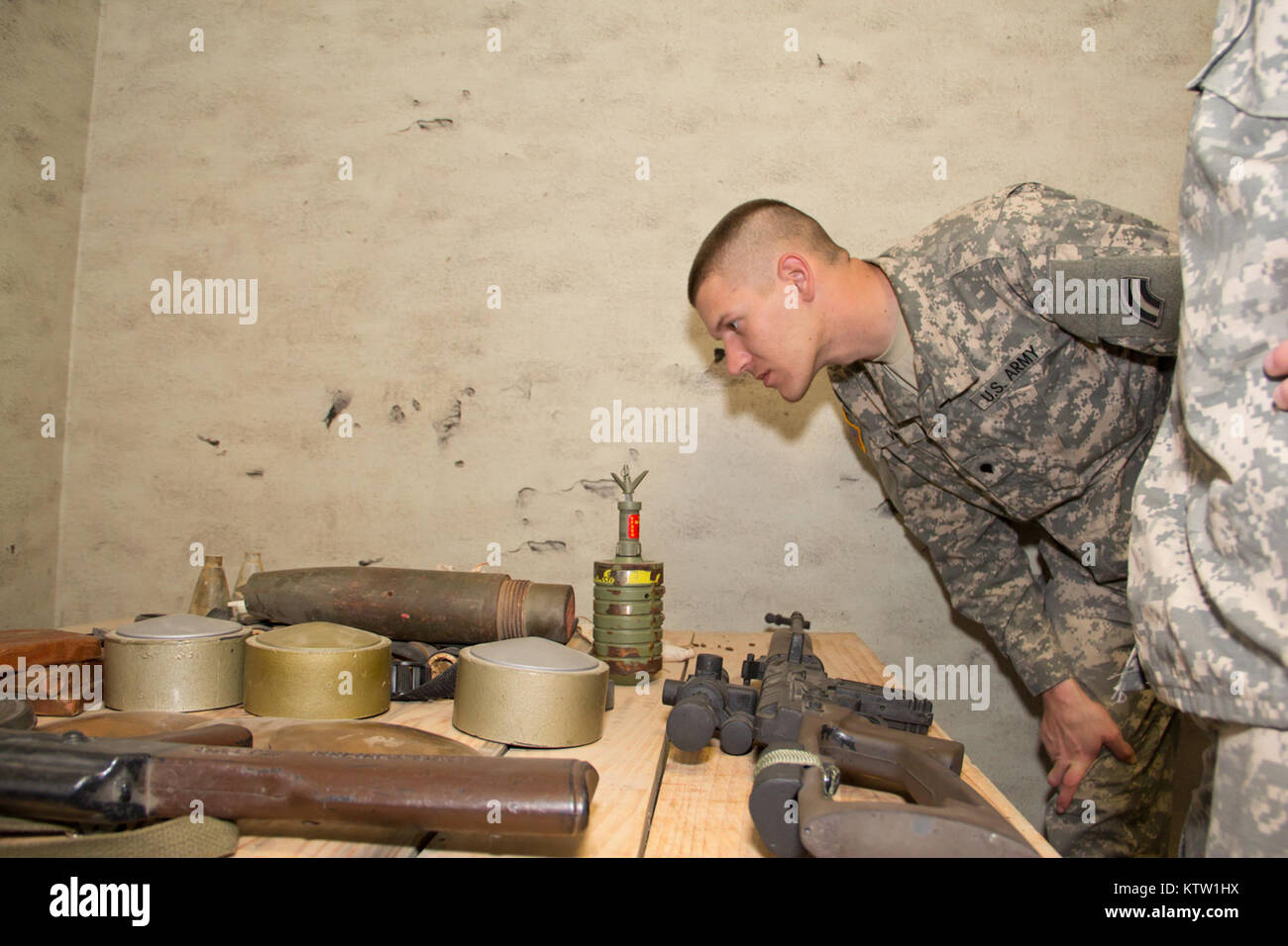 U.S. Army National Guard Personal täglichen Pflichten und Leben. Arbeit