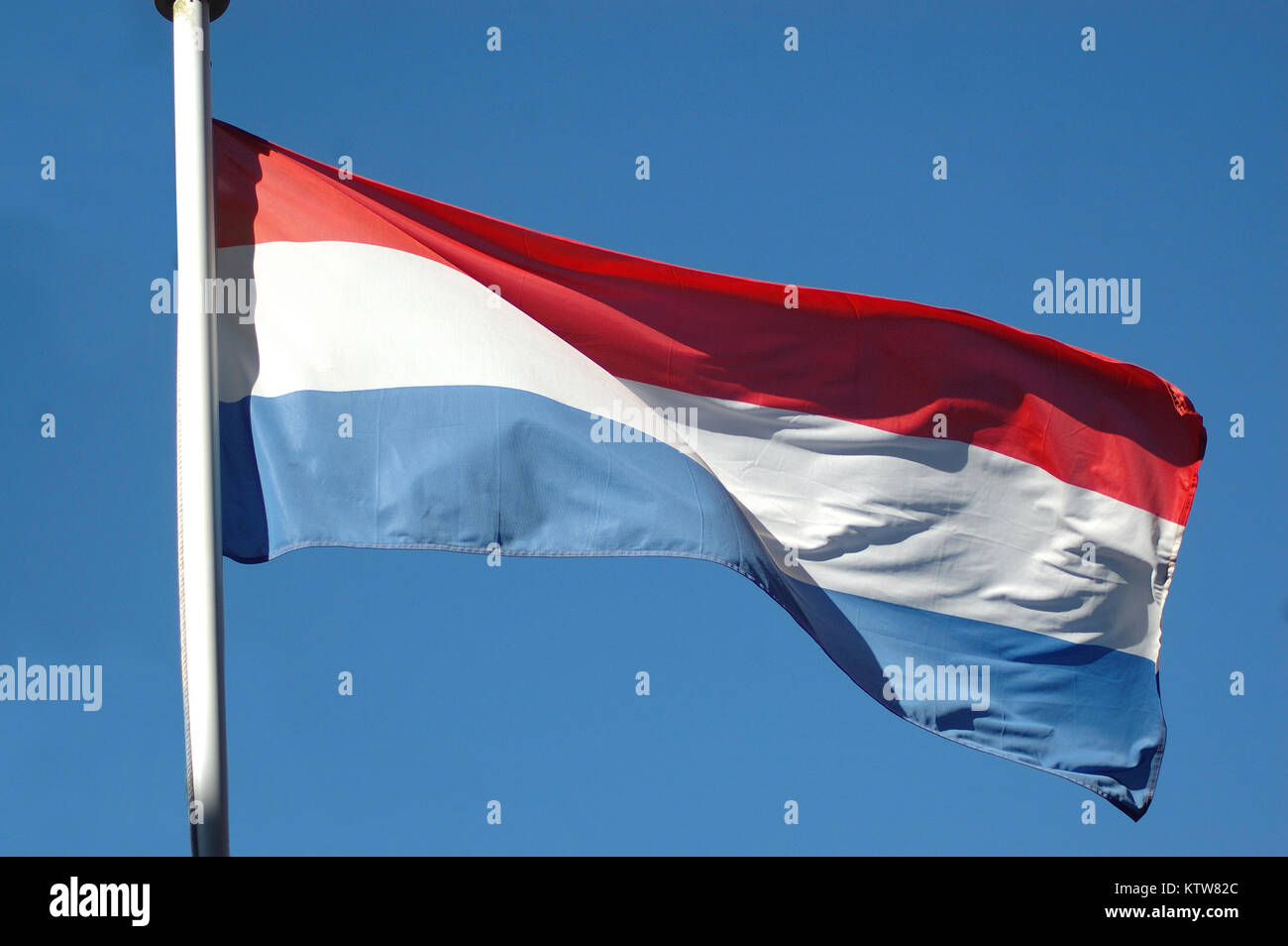 Die die Flagge der Niederlande und Luxemburgs Stockfoto