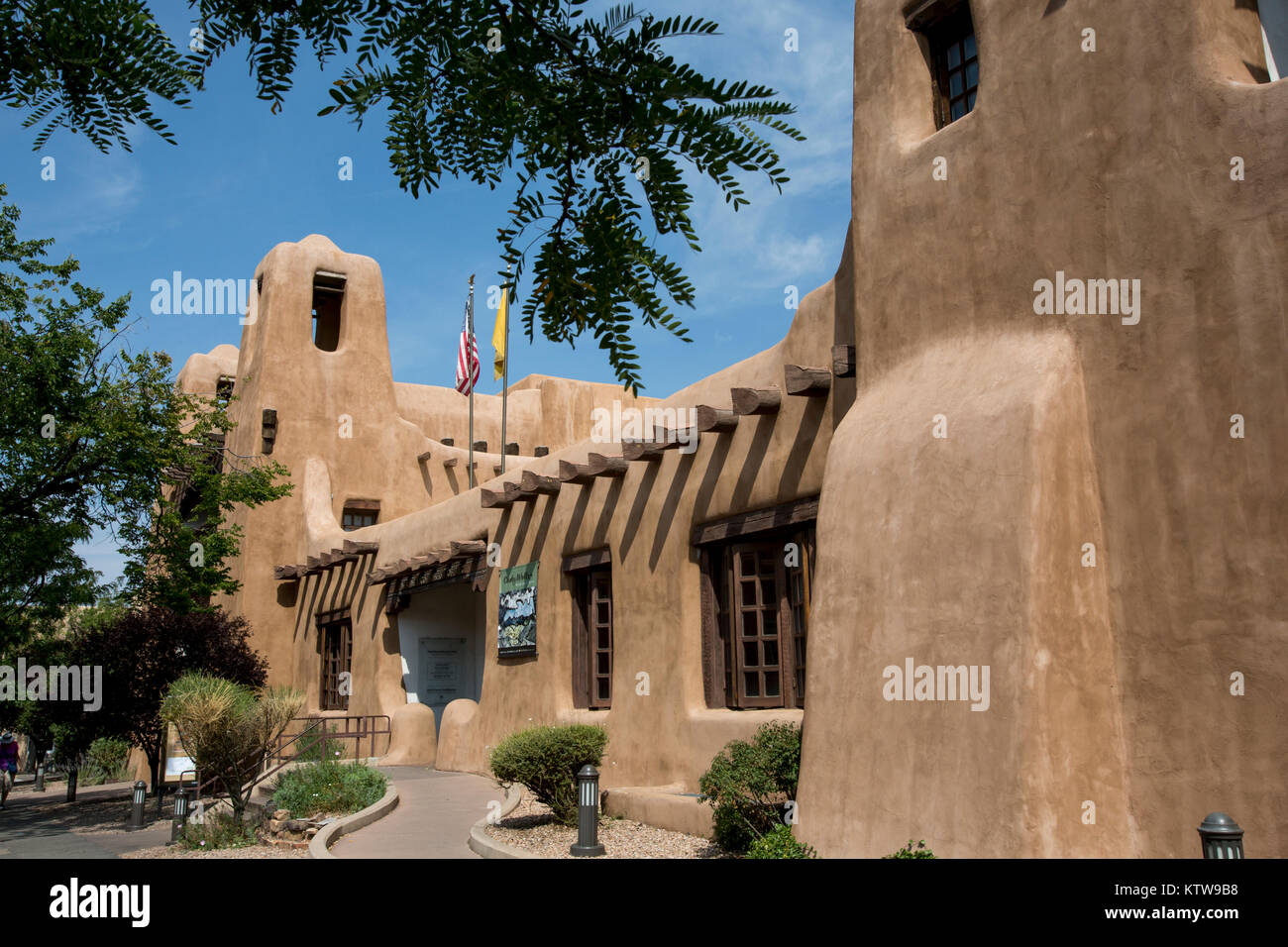 New-Mexico Museum of Art, Santa Fe, New Mexico Stockfoto