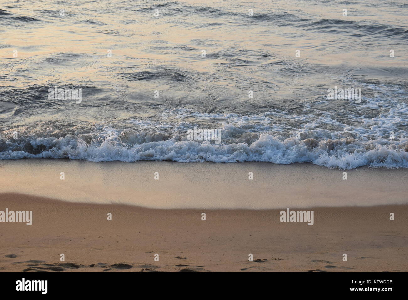 Indian Ocean Beach in Negombo, Sri Lanka Ceylon Stockfoto