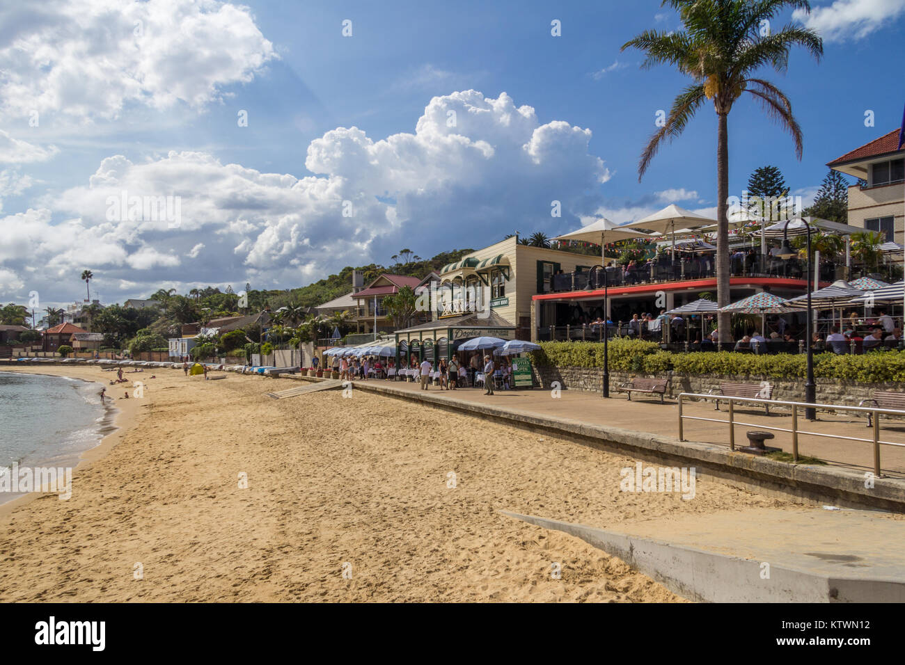 Strand und Doyles Restaurant, Watsons Bay, New South Wales, NSW, Australien Stockfoto