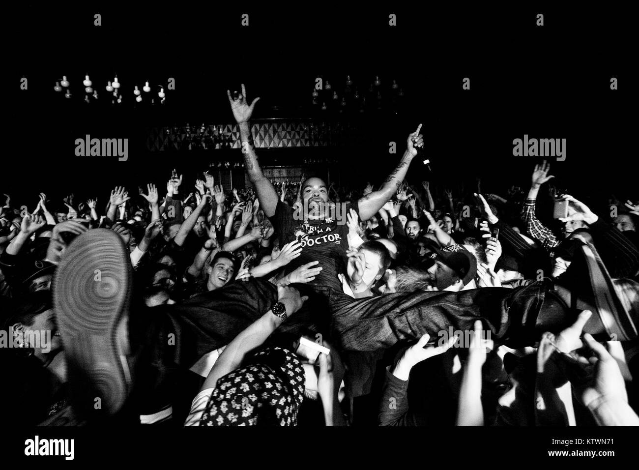 Der amerikanische Rapper Method Man ist eines der ursprünglichen Mitglieder der legendären Hip Hop Kollektiv der Wu-Tang Clan. Er ist hier im Bild bei einem live Konzert bei VEGA in Kopenhagen. Dänemark 25/03 2010. Stockfoto