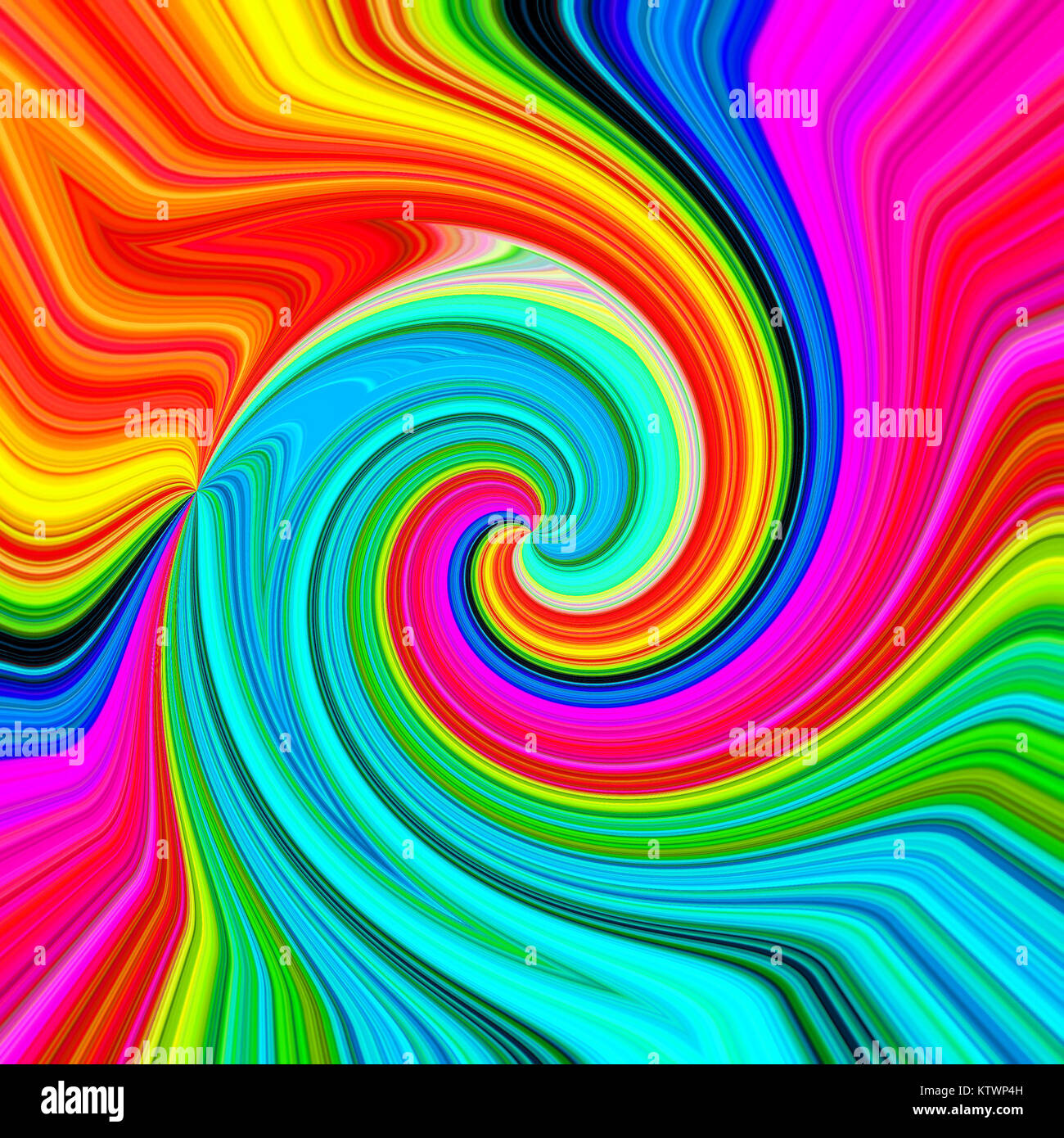 Psychedelic Background in lebendigen weit Farben Stockfoto