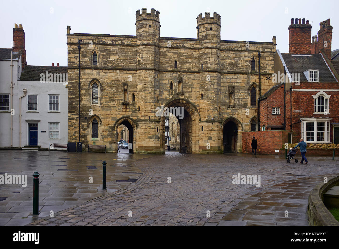 Schatzkanzler Tor in Lincoln Stockfoto